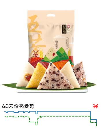 【6折】五芳斋源辉速冻粽子礼袋 100g10只 蜜枣豆沙全素混合口味端午粽子礼包https://u.jd.com/9rVd0BW----部分有货 | 下3件最优到手单价：23.92 -> 【15.92】