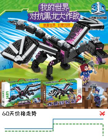 淼焱儿童积木我的世界兼容乐高末影龙创意儿童送男生7-14岁新年礼物