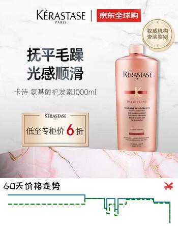 【7折】卡诗海外版进口黛丝逸柔护发素1000ml氨基酸柔顺原装无泵头https://u.jd.com/U18Fbm9----普遍有货 | 下1件最优到手单价：479 -> 【379】