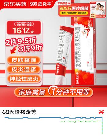 999皮炎平 复方醋酸地塞米松乳膏20g/支 止痒药膏 神经性皮炎 接触性皮炎 脂溢性皮炎 湿疹 干性湿疹