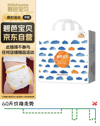 碧芭宝贝盛夏系列拉拉裤 XXXL码26片(18kg以上)加大码裤型尿裤亲肤轻薄