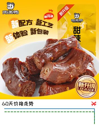 周黑鸭（ZHOUHEIYA）真空散称一大包鸭脖锁骨鸭翅多款任选  武汉特产休闲零食小吃 鸭脖240g一大包散称装