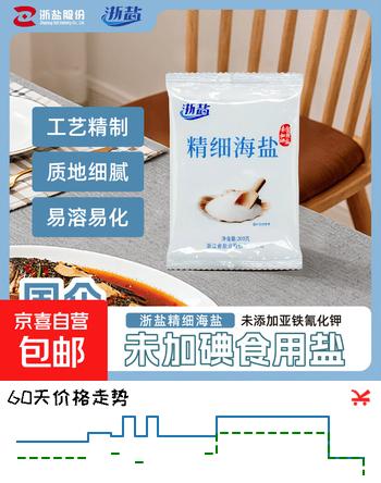活动-雪涛精制盐400g【加碘】家用食用盐井矿盐调味品 200g*4