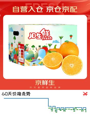 【6折】京鲜生 湖南麻阳冰糖橙/橙子 净重5斤 单果100g起  生鲜水果礼盒  https://u.jd.com/AGiQejo----多半有货 | 下6件最优到手单价：19.92 -> 【13.92】