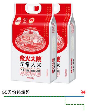 柴火大院 五常大米5kg  东北大米5kg 年货节团购 5kg*2袋