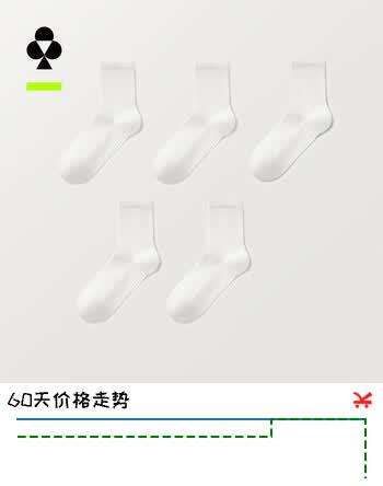 【5折】有棵树【肌理按摩】女士袜子女纯棉10A抗菌中筒袜吸汗透气防臭抗休闲袜https://u.jd.com/kaKfhst----普遍有货 | 下1件最优到手单价：42.43 -> 【24.95】