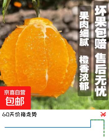 湖北秭归橙爆汁橙 带箱2斤55-60mm