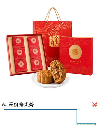 【8折】金九月饼果仁脆皮叉烧600g月饼礼盒6枚装中秋节礼品送礼企业团购https://u.jd.com/xa5qz25----普遍有货 | 下8件最优到手单价：81.33 -> 【72.9】