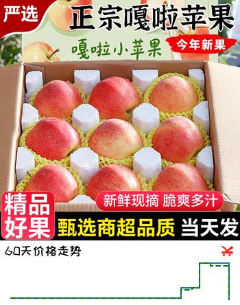 飘香果度山西新鲜早熟苹果嘎啦小苹果酸爽苹果孕妇水果苹果水果新鲜苹果 5斤装丨60-65mm丨净重4.5斤