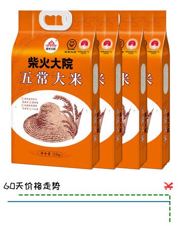 柴火大院五常大米2.5kg【2025年新米】 东北大米5斤 真空包装 年货节团购 囤货装5斤*4袋