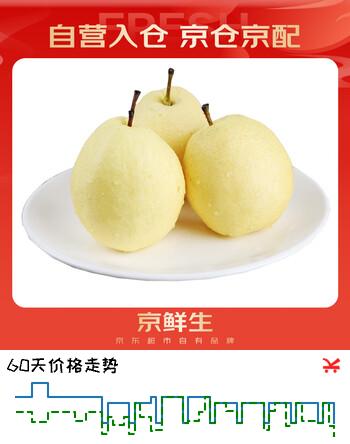 京鲜生 天山雪梨  净重5斤装 单果200起  精选雪梨 新鲜水果