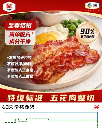 万威客 至尊培根150g 猪肉五花肉整切特级美式欧式培根片儿童早餐西餐