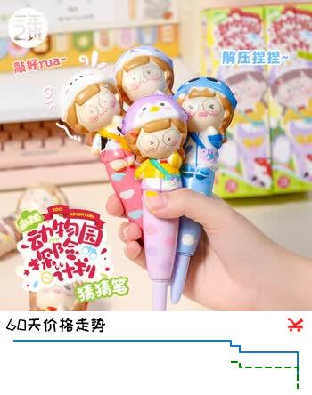 【6折】三年二班中性笔麻球MQ大佬盲盒解压笔签字笔学生文具减压笔软绵绵捏捏乐送同学幼儿园开学奖品 1支https://u.jd.com/U1cCuwq----普遍有货 | 下3件最优到手单价：11.04 -> 【7.16】