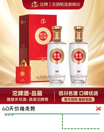 【8折】舍得酒业股份 沱牌酒 品藏 浓香型白酒 宴请送礼纯粮食酒 52%vol 500mL 2瓶 赠礼袋https://u.jd.com/k1GdRKc----普遍有货 | 下1件最优到手单价：158 -> 【138】