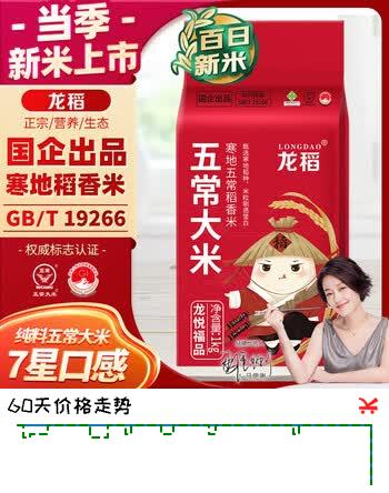 龙稻【五常大米】2斤 当季新米东北稻香米正宗长粒香家庭装粳米