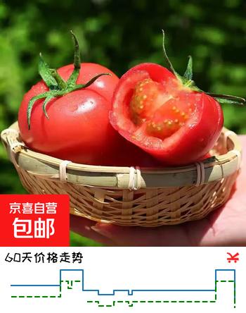 【7折】沙瓤西红柿【当季现摘】高山现摘西红柿新鲜水果蔬菜 净重 5斤 店长推荐装【单果70g 】https://u.jd.com/xairba7----普遍有货 | 下1件最优到手单价：12.9 -> 【9.89】