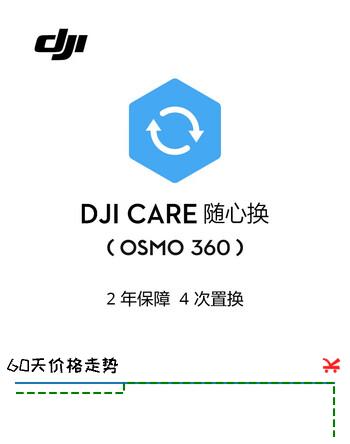 【2折】大疆 Osmo 360 随心换 2 年版实体卡https://u.jd.com/FrKKyYY----普遍有货 | 下1件最优到手单价：229 -> 【49】