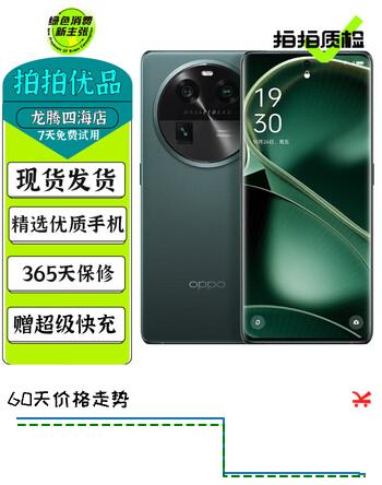 OPPO Find X6/X6 Pro 哈苏影像超光影三主摄 骁龙/天玑旗舰 二手5G手机 游戏手机 飞泉绿【Find X6】 12GB+256GB 99新