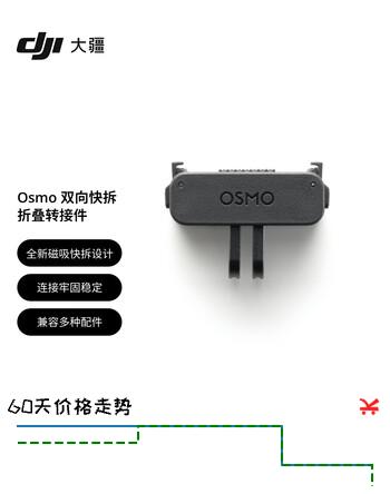 【4折】大疆 Osmo Nano 双向快拆折叠转接件 Osmo 360 II/Osmo Nano/Osmo Action 6 配件https://u.jd.com/FDKKy8V----普遍有货 | 下1件最优到手单价：89 -> 【39】