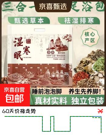 三合一草本泡脚包艾草红花老姜花椒不打粉免煮足浴包 三合一足浴包1大袋【30克*30包】