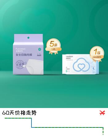 【9折】全棉时代一次性内裤女士一次性内裤L码5条 mini湿巾1包https://u.jd.com/4rMVr5i----普遍有货 | 下8件最优到手单价：25.9 -> 【23.4】