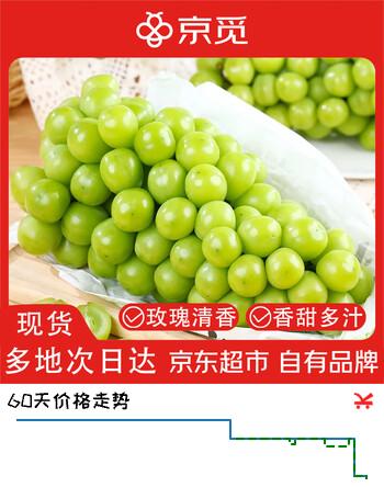 【8折】京觅江苏阳光玫瑰 净重3斤 单果8g起 玫瑰香印青提 应季水果源头直发https://u.jd.com/x1udHIf----多半有货 | 下5件最优到手单价：19.9 -> 【17.9】
