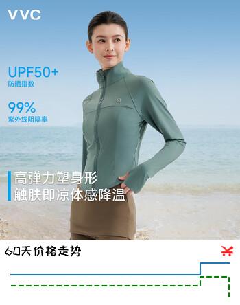 VVC防晒衣502UV男女防晒服防紫外线立领透气外套LK 【防晒衣】鼠尾绿A M