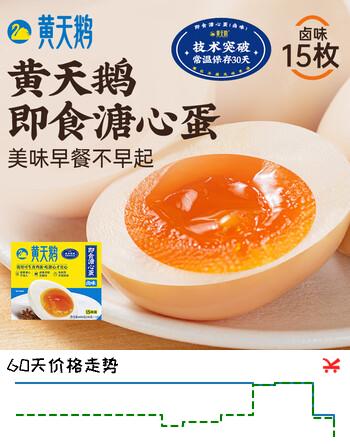 黄天鹅即食溏心蛋卤味15枚营养早餐鸡蛋健康轻食1.2斤常温贮存源头直发