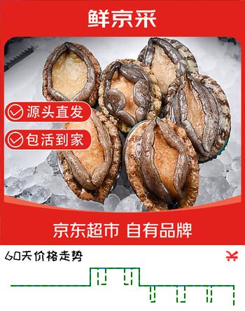 鲜京采 鲜活鲍鱼1斤（10-12只）保活到家 煲汤食材 源头直发 