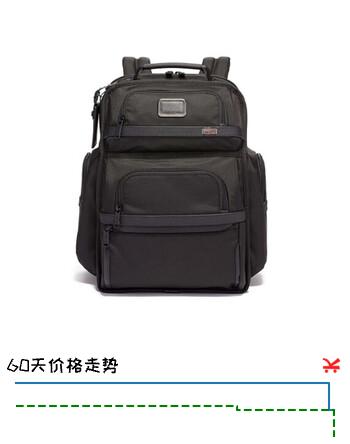 MKF弹道尼龙双肩包男士2603580D3 Alpha3大容量商务休闲差送七夕礼物 黑色半开仓