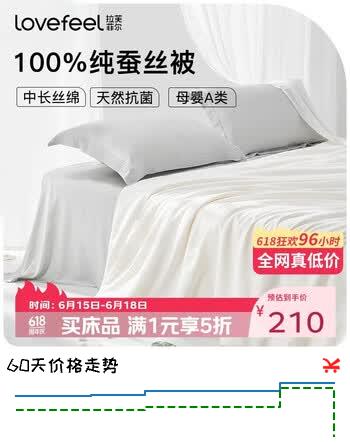 拉芙菲尔100%蚕丝被A类防螨被子四季被芯提花蚕丝宿舍夏被