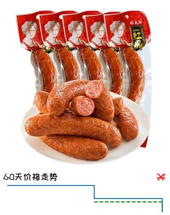 塔瓦斯 哈尔滨风味红肠 俄式熟食腊味 俄式红肠90g*5袋
