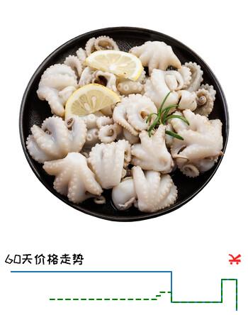 美加佳 火锅章鱼切段净重750g（250g*3袋）三去免处理 火锅食材