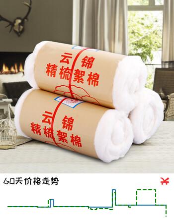 云瑾 新疆棉花 散装棉花精梳絮棉天然长绒棉被儿童婴儿褥子手工褥 1斤/卷