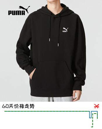 彪马（PUMA）男装运动服跑步健身训练舒适休闲时尚套头衫537688-01 XL