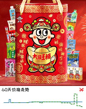 旺旺休闲食品零食大礼包2031g春节过新年货走亲戚送礼品糕点点心礼盒 
