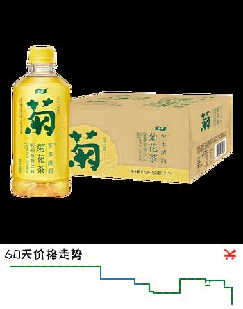 怡宝原味菊花茶植物饮料450ml*15整箱 26年7月到期