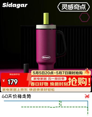 世大家保温杯巨无霸杯PROMAX一键开盖水杯保冷冰霸杯大容量男女生日礼物