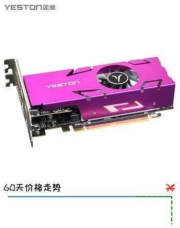 盈通 （yeston）RX550 4G 4HDMI 4屏显卡 GA 半高 支持HDMI直连 支持转接VGA及DVI-D输出 专业多屏显卡