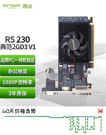 昂达（ONDA）R5 230典范2GD3 V1 办公娱乐独立显卡