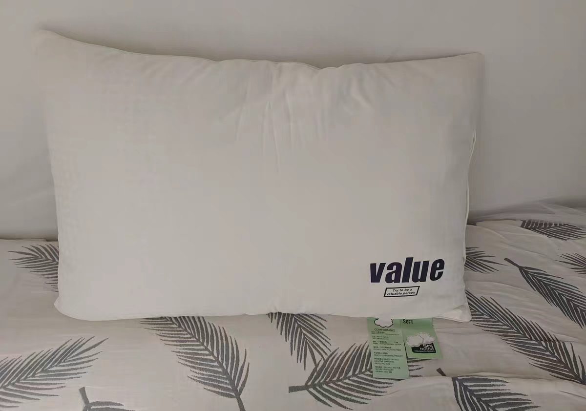 助眠枕头成人家用酒店羽丝绒护颈椎枕单人学生宿舍寝室枕头芯子