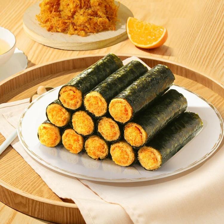 三只松鼠_肉松海苔卷小零食