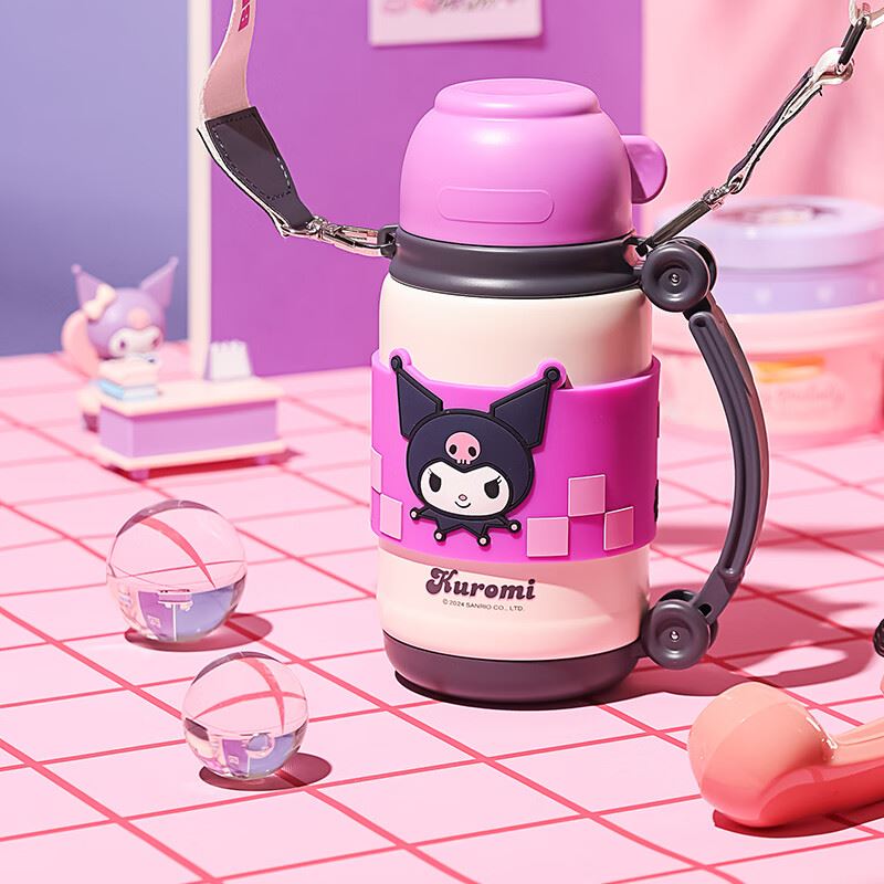 杯具熊（BEDDYBEAR）儿童保温杯316大容量便携吸管水杯男女宝宝学生上学杯子送礼物 豌豆儿童杯-阳光长耳兔630ml