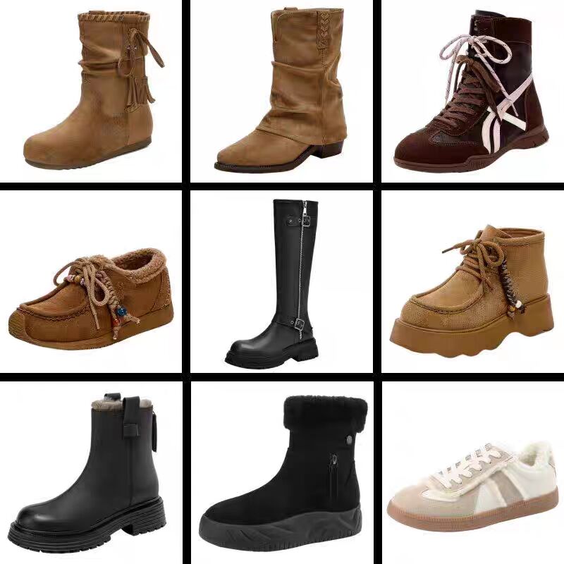 卓诗尼秋冬长靴短靴棉鞋棉靴雪地靴特价
