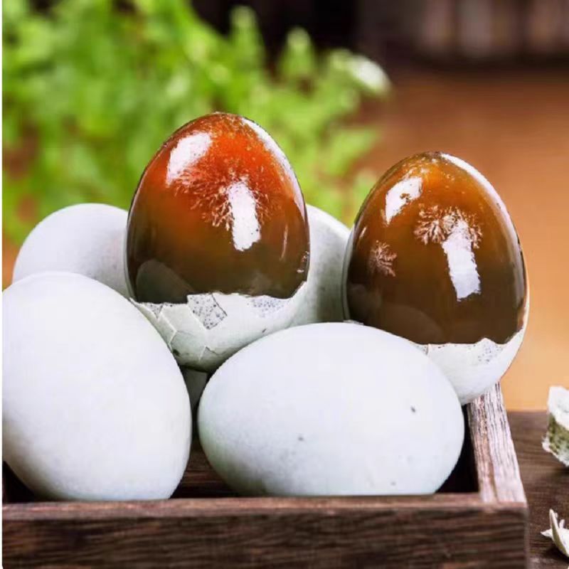 松花蛋无铅工艺鸭皮蛋小个子萌宠可爱初生蛋营养价值高