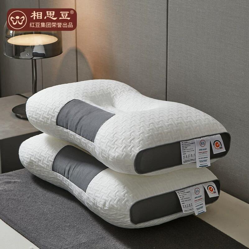 相思豆丨高端护颈椎助睡眠枕头一只装抗菌不塌陷学生宿舍枕头22