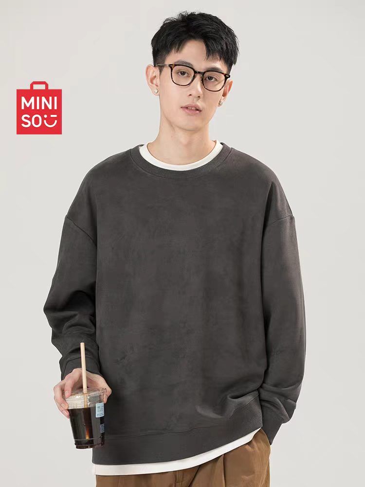 MINISO/名创优品潮流麂皮绒卫衣