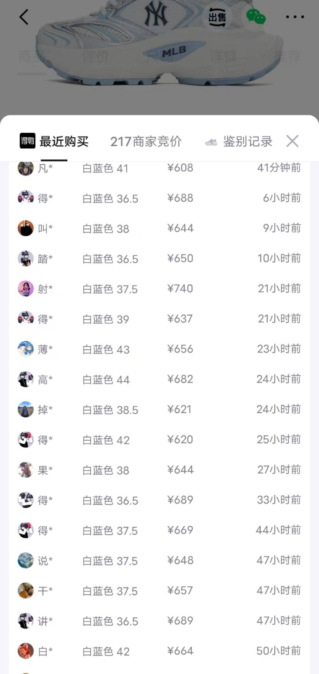 MLB官方 男女鞋NY复古老爹鞋厚底休闲运动鞋3ASHWD15N