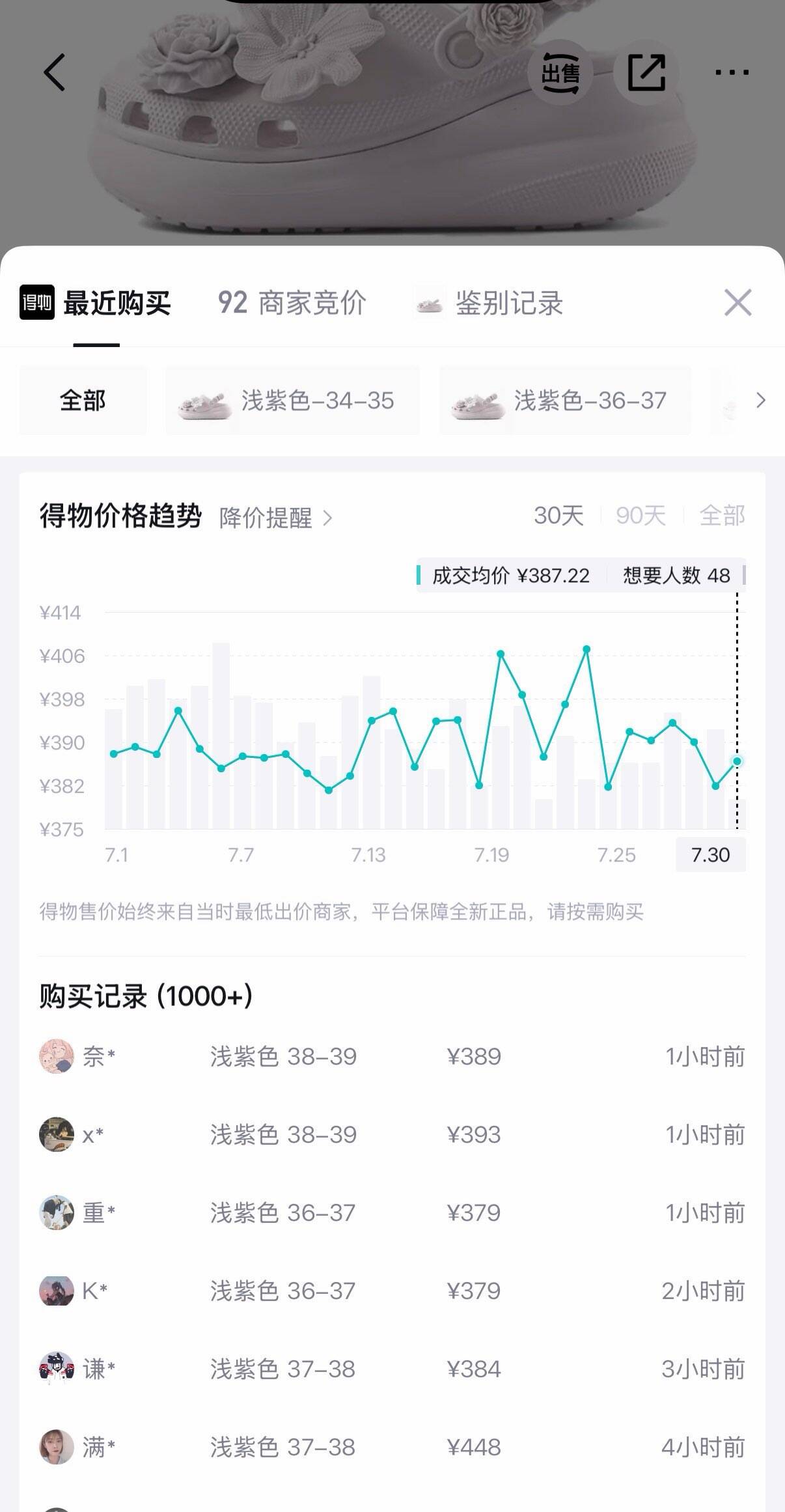 Crocs卡骆驰厚底洞洞鞋男鞋女鞋夏季新款泡芙花束凉鞋