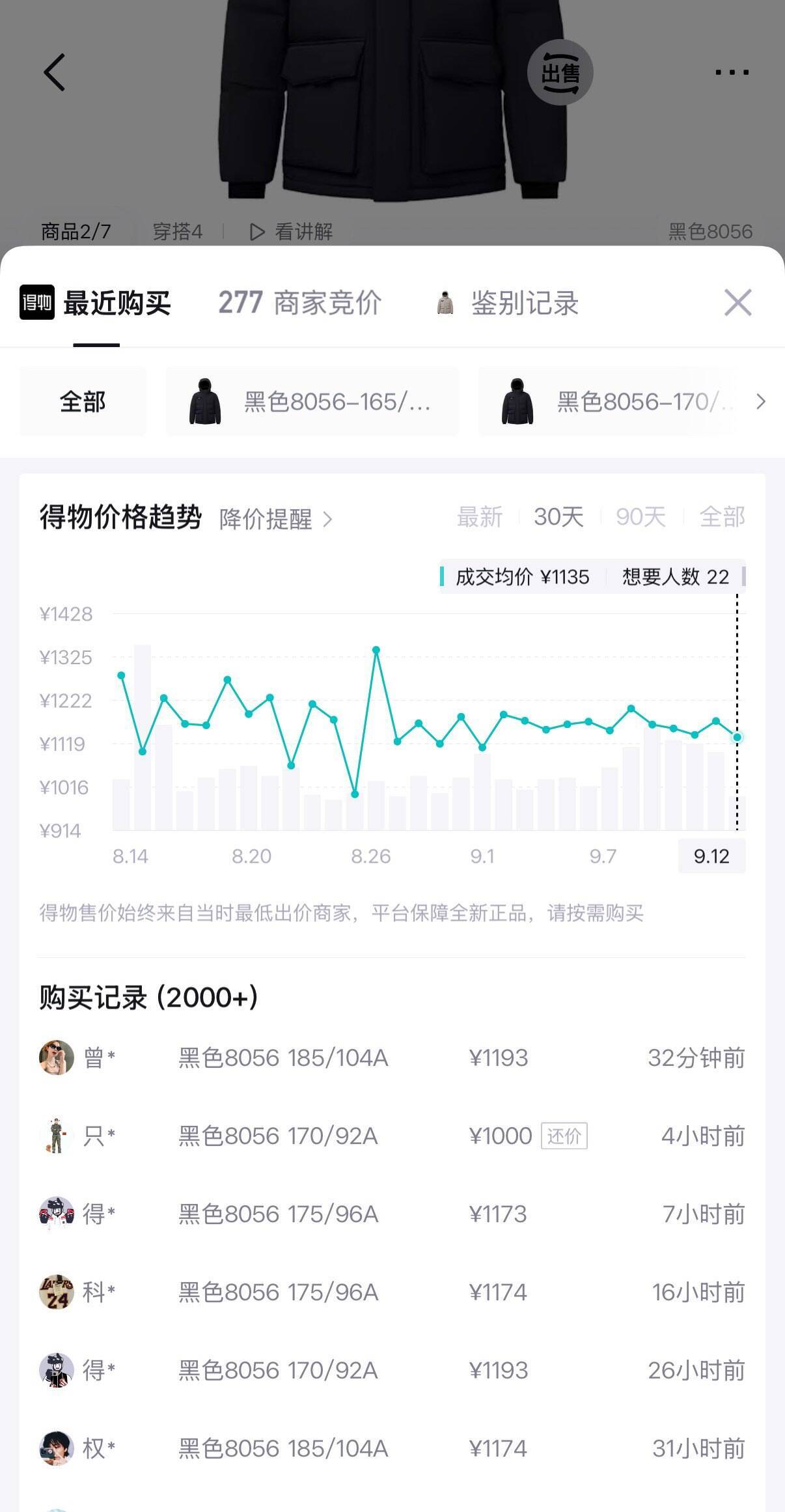 14号20点 波司登鹅绒服五折货号B25024 2301 到手999 得物1199现在销量也好https://u.jd.com/x6c7pZU  